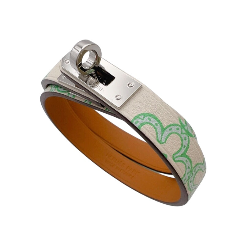 エルメス HERMES レザーブレスレット ラッキーデイジー ボックス