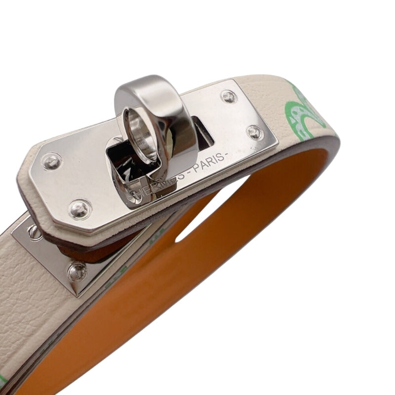 エルメス HERMES レザーブレスレット ラッキーデイジー ボックス