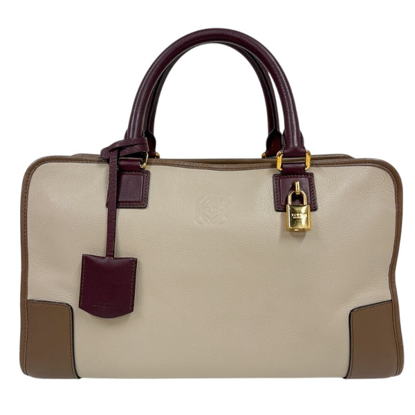 ロエベ LOEWE アマソナ36 352.62LA22 トリコロール ゴールド金具