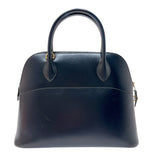 エルメス HERMES ボリード31 □F刻印　(2002年製) ブラック　ゴールド金具 ボックスカーフ レディース ハンドバッグ