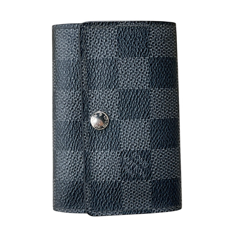 ルイ・ヴィトン LOUIS VUITTON ミュルティクレ6 N62662 ダミエ・グラフィット メンズ キーケース