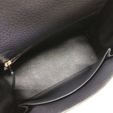 エルメス HERMES ケリー25 内縫い Z刻印　(2021年製) ブルーニュイ シルバー金具 トリヨンクレマンス レディース ハンドバッグ