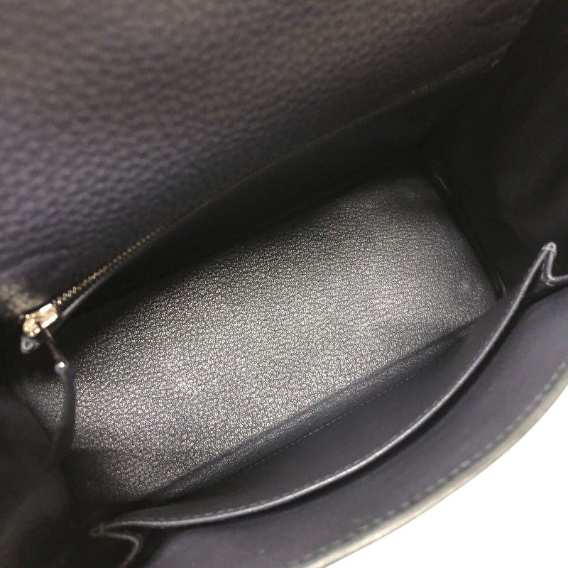 エルメス HERMES ケリー25 内縫い Z刻印　(2021年製) ブルーニュイ シルバー金具 トリヨンクレマンス レディース ハンドバッグ