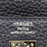 エルメス HERMES ケリー25 内縫い Z刻印　(2021年製) ブルーニュイ シルバー金具 トリヨンクレマンス レディース ハンドバッグ