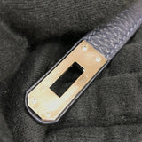 エルメス HERMES ケリー25 内縫い Z刻印　(2021年製) ブルーニュイ シルバー金具 トリヨンクレマンス レディース ハンドバッグ