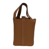 エルメス HERMES ピコタンロックPM B刻 ゴールド ゴールド金具 トリヨン レディース ハンドバッグ