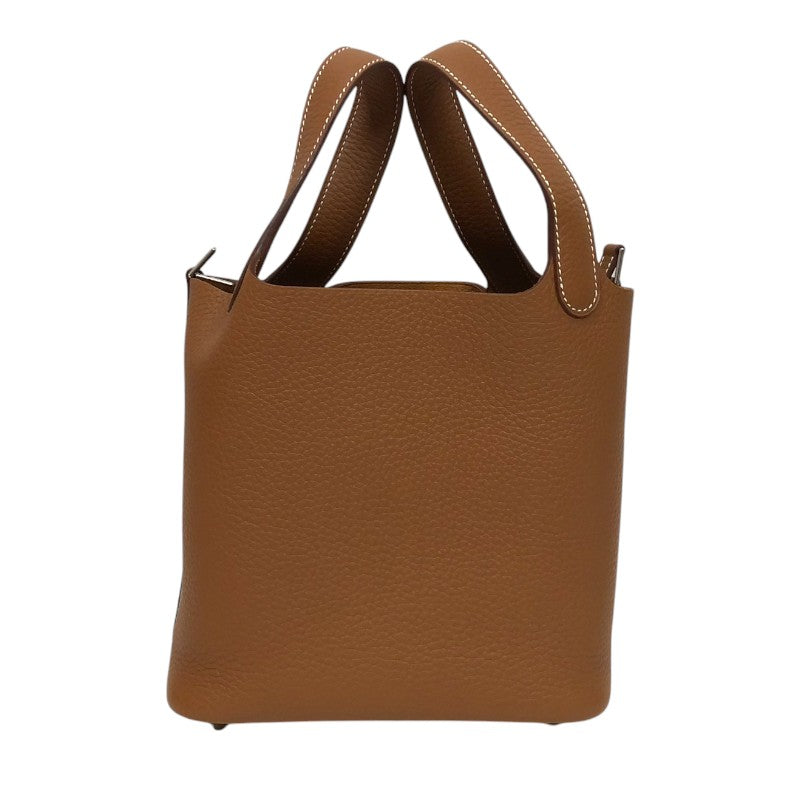 エルメス HERMES ピコタンロックPM B刻 ゴールド ゴールド金具 トリヨン レディース ハンドバッグ
