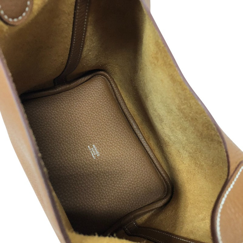 エルメス HERMES ピコタンロックPM B刻 ゴールド ゴールド金具 トリヨン レディース ハンドバッグ
