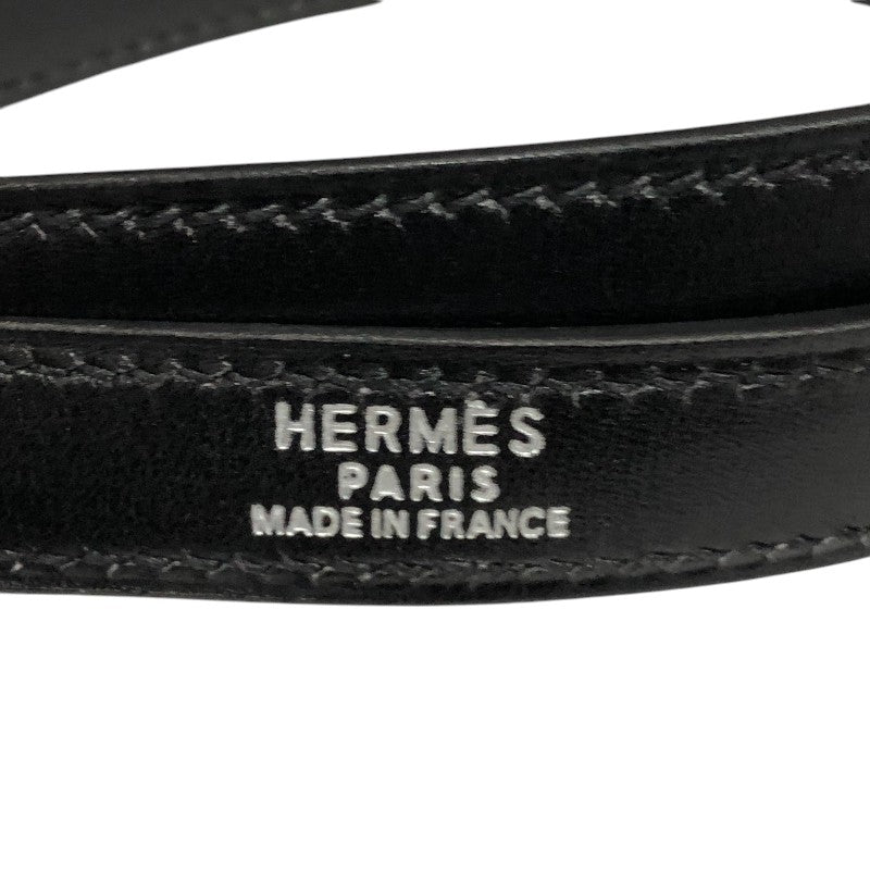 エルメス HERMES ケリー32 □D刻 ブラック シルバー金具 ボックスカーフ レディース ハンドバッグ