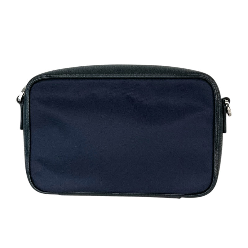 (希少) PRADA プラダ　Re:Nylon ネイビーショルダーバッグポーチ付 希少) PRADA プラダ Re:Nylon ネイビーショルダーバッグポーチ付