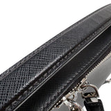 プラダ PRADA サフィアーノ　バックパック ブラック　シルバー金具 サフィアーノレザー メンズ リュック・デイパック