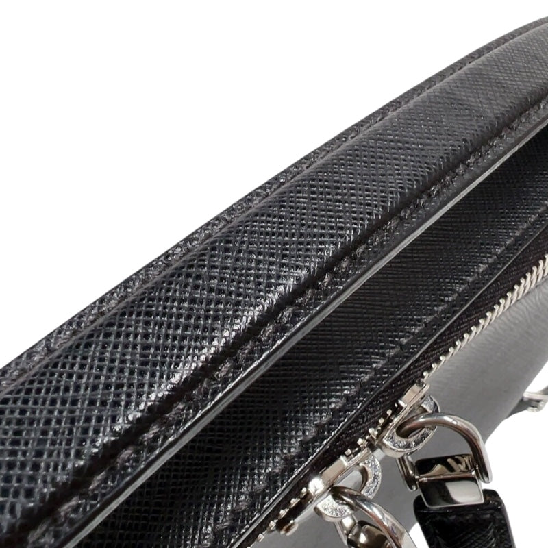 プラダ PRADA サフィアーノ　バックパック ブラック　シルバー金具 サフィアーノレザー メンズ リュック・デイパック