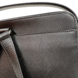 プラダ PRADA サフィアーノ　バックパック ブラック　シルバー金具 サフィアーノレザー メンズ リュック・デイパック