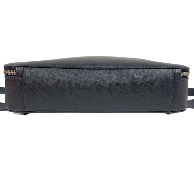 プラダ PRADA サフィアーノ　バックパック ブラック　シルバー金具 サフィアーノレザー メンズ リュック・デイパック