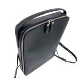 プラダ PRADA サフィアーノ　バックパック ブラック　シルバー金具 サフィアーノレザー メンズ リュック・デイパック