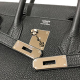 エルメス HERMES バーキン30 B刻印 ブラック シルバー金具 トゴ レディース ハンドバッグ