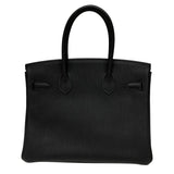 エルメス HERMES バーキン30 B刻印 ブラック シルバー金具 トゴ レディース ハンドバッグ