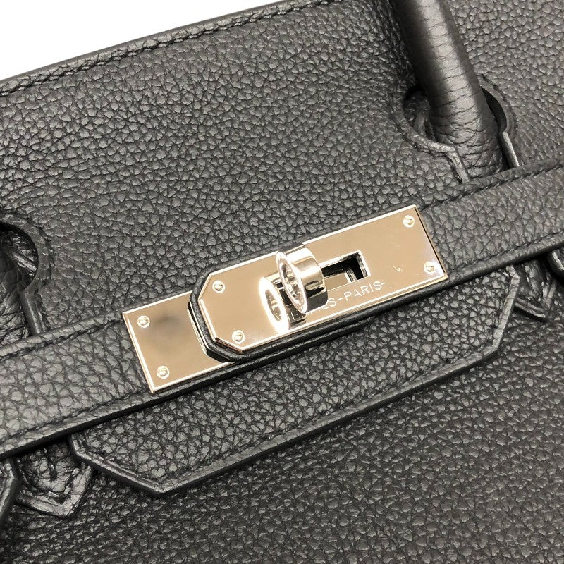 エルメス HERMES バーキン30 B刻印 ブラック シルバー金具 トゴ レディース ハンドバッグ