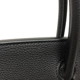 エルメス HERMES バーキン30 B刻印 ブラック シルバー金具 トゴ レディース ハンドバッグ