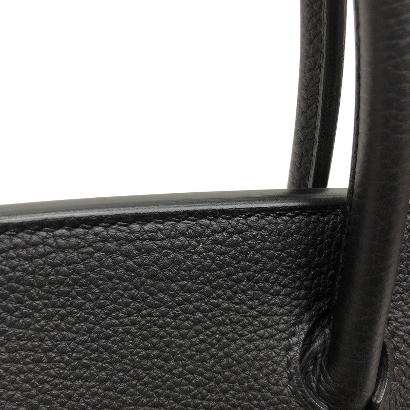 エルメス HERMES バーキン30 B刻印 ブラック シルバー金具 トゴ レディース ハンドバッグ