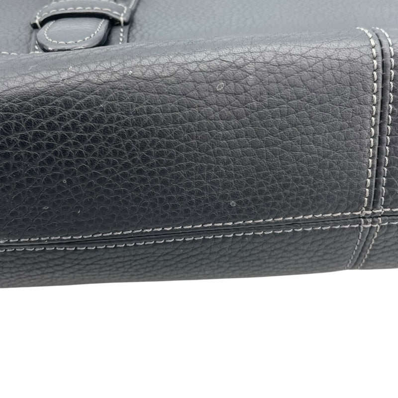 ロエベ LOEWE ワンショルダーバッグ ブラック レザー レディース ショルダーバッグ