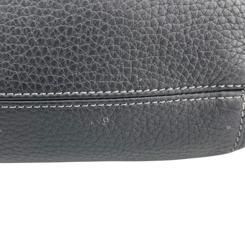 ロエベ LOEWE ワンショルダーバッグ ブラック レザー レディース ショルダーバッグ