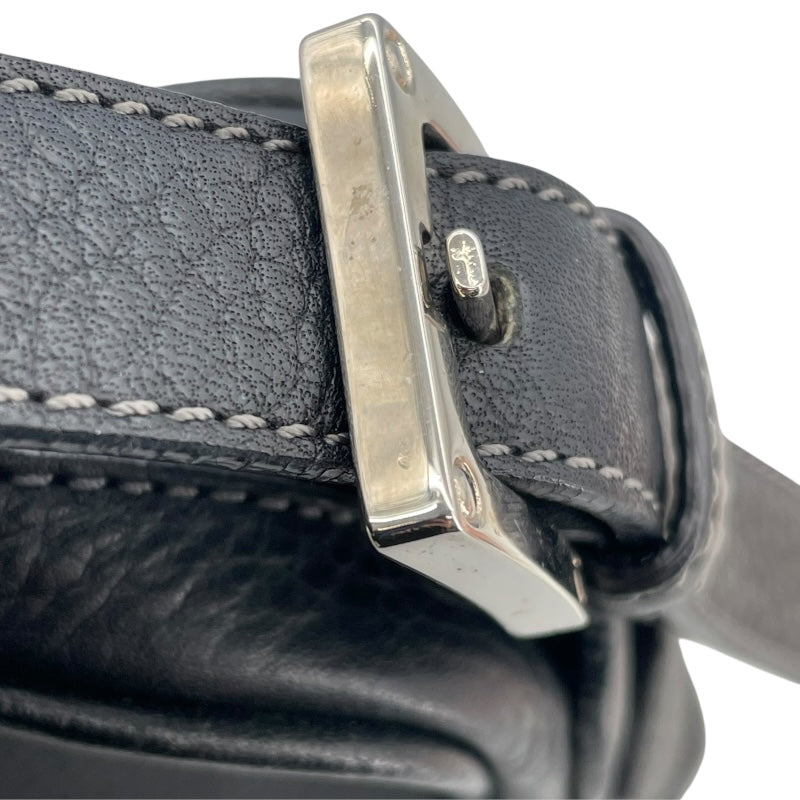 ロエベ LOEWE ワンショルダーバッグ ブラック レザー レディース ショルダーバッグ