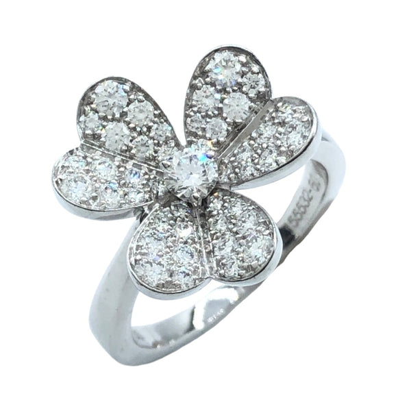 ヴァンクリーフ＆アーペル Van Cleef & Arpels フリヴォルダイヤリング K18WG ジュエリー