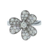 ヴァンクリーフ＆アーペル Van Cleef & Arpels フリヴォルダイヤリング K18WG ジュエリー