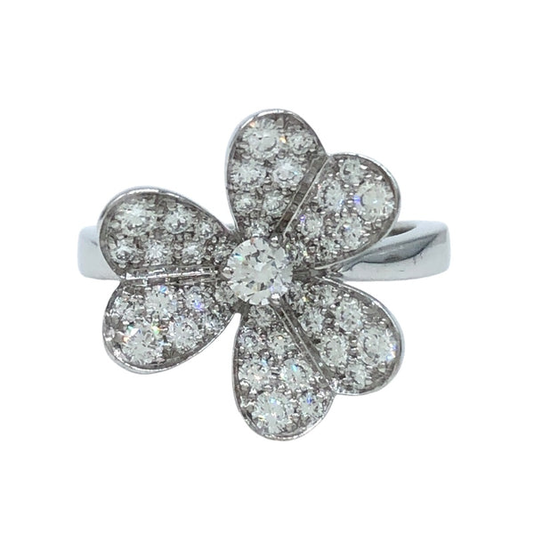 ヴァンクリーフ＆アーペル Van Cleef & Arpels フリヴォルダイヤリング K18WG ジュエリー