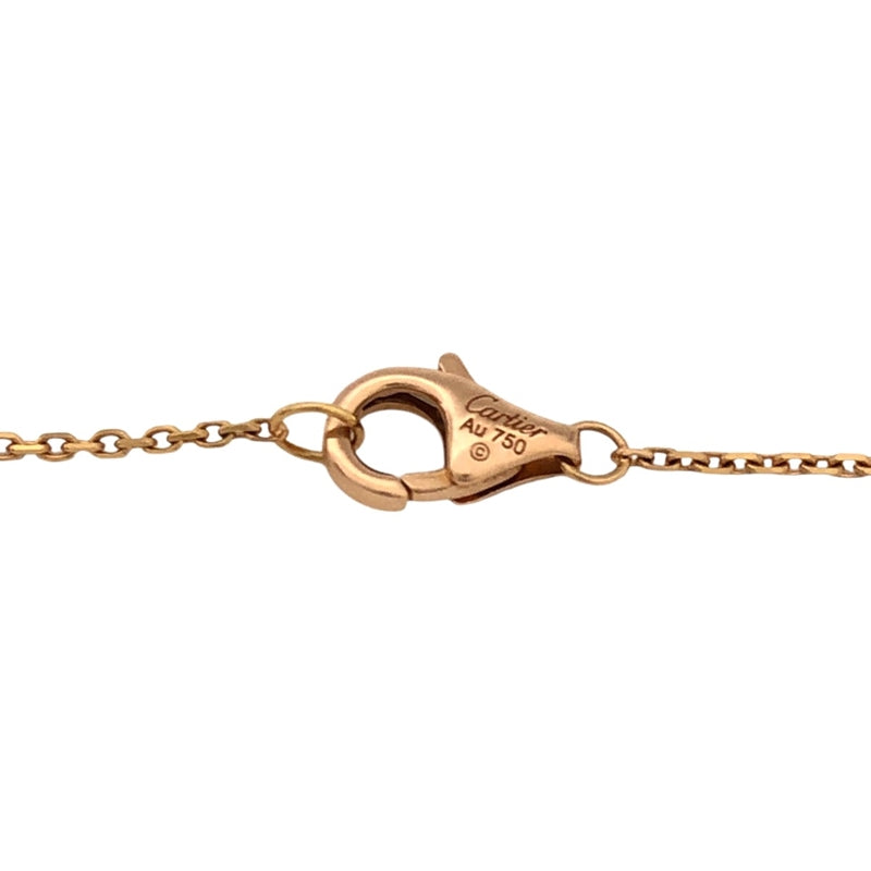 カルティエ Cartier トリニティ 1Pダイヤ ネックレス K18YG/K18PG/K18WG ダイヤモンド ジュエリー