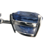 タサキ TASAKI ネックレス K18WG/ダイヤモンド/ブルーサファイア ジュエリー