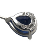 タサキ TASAKI ネックレス K18WG/ダイヤモンド/ブルーサファイア ジュエリー