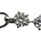 タサキ TASAKI ネックレス K18WG/ダイヤモンド/ブルーサファイア ジュエリー