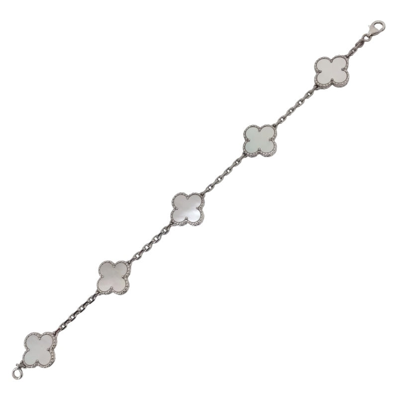 ヴァンクリーフ＆アーペル Van Cleef & Arpels ヴィンテージアルハンブラ 5Pブレス ホワイトゴールド 750 ジュエリー