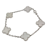 ヴァンクリーフ＆アーペル Van Cleef & Arpels ヴィンテージアルハンブラ 5Pブレス ホワイトゴールド 750 ジュエリー