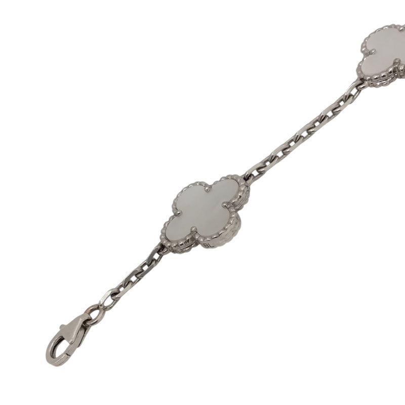 ヴァンクリーフ＆アーペル Van Cleef & Arpels ヴィンテージアルハンブラ 5Pブレス ホワイトゴールド 750 ジュエリー