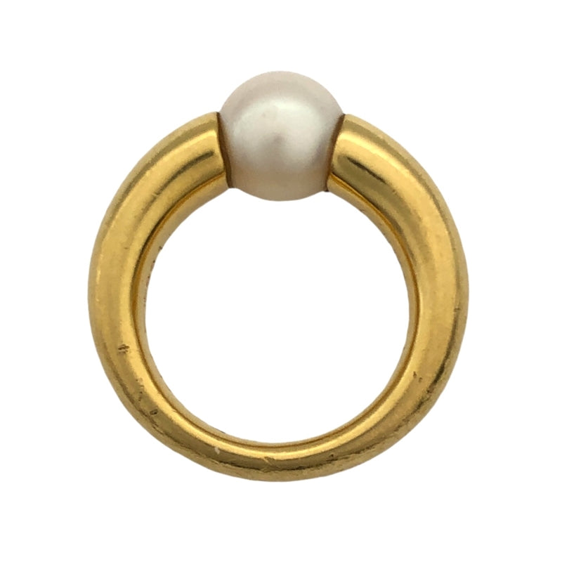 カルティエ Cartier ぺルラ パールリング #48 K18YG パール ジュエリー