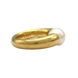カルティエ Cartier ぺルラ パールリング #48 K18YG パール ジュエリー