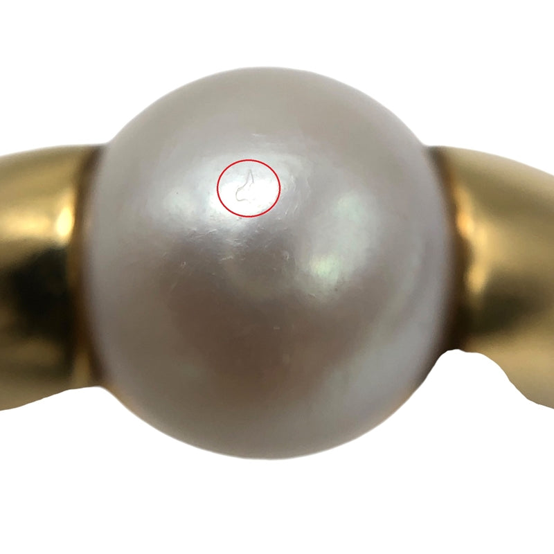 カルティエ Cartier ぺルラ パールリング #48 K18YG パール ジュエリー