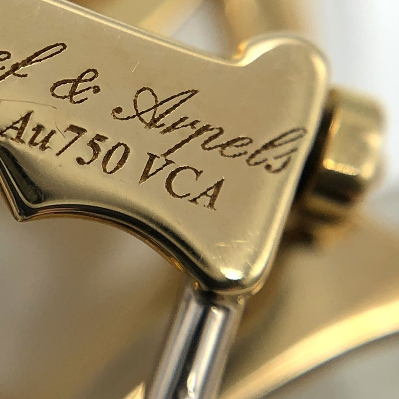 ヴァンクリーフ＆アーペル Van Cleef & Arpels ローズド ノエル ブローチ ミディアム K18YG/MOP/ダイヤモンド ジュエリー