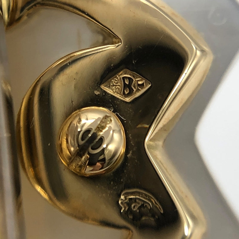 ヴァンクリーフ＆アーペル Van Cleef & Arpels ローズド ノエル ブローチ ミディアム K18YG/MOP/ダイヤモンド ジュエリー
