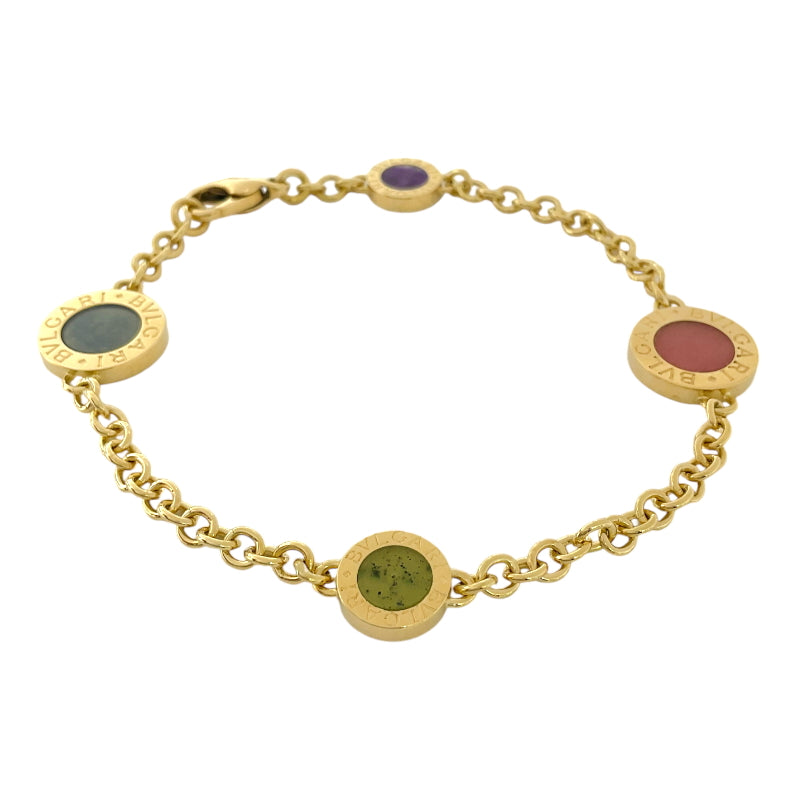 ブルガリ BVLGARI ブルガリブルガリ ブレスレット K18YG マルチ