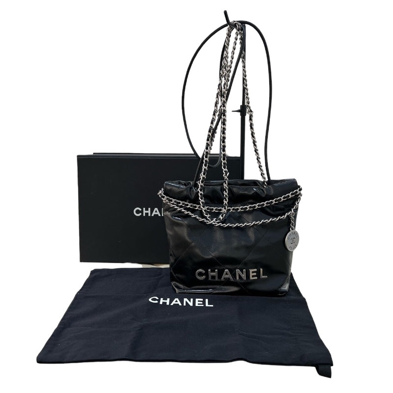 シャネル CHANEL CHANEL22ミニ AS3980 カーフ レディース ショルダーバッグ
