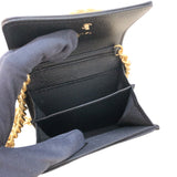 シャネル CHANEL ボーイシャネル チェーンコインパース AP2206 ブラック　ゴールド金具 キャビア レディース コインケース