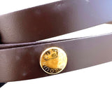 ルイ・ヴィトン LOUIS VUITTON ストラップ ブラウン レザー レディース ストラップ