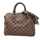 ルイ・ヴィトン LOUIS VUITTON スピーディ・バンドリエール 25 N41368 ブラウン ダミエ・エベヌ レディース ショルダーバッグ