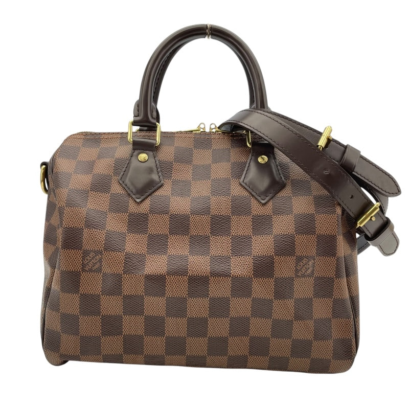 ルイ・ヴィトン LOUIS VUITTON スピーディ・バンドリエール 25 N41368 ブラウン ダミエ・エベヌ レディース ショルダーバッグ