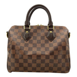 ルイ・ヴィトン LOUIS VUITTON スピーディ・バンドリエール 25 N41368 ブラウン ダミエ・エベヌ レディース ショルダーバッグ