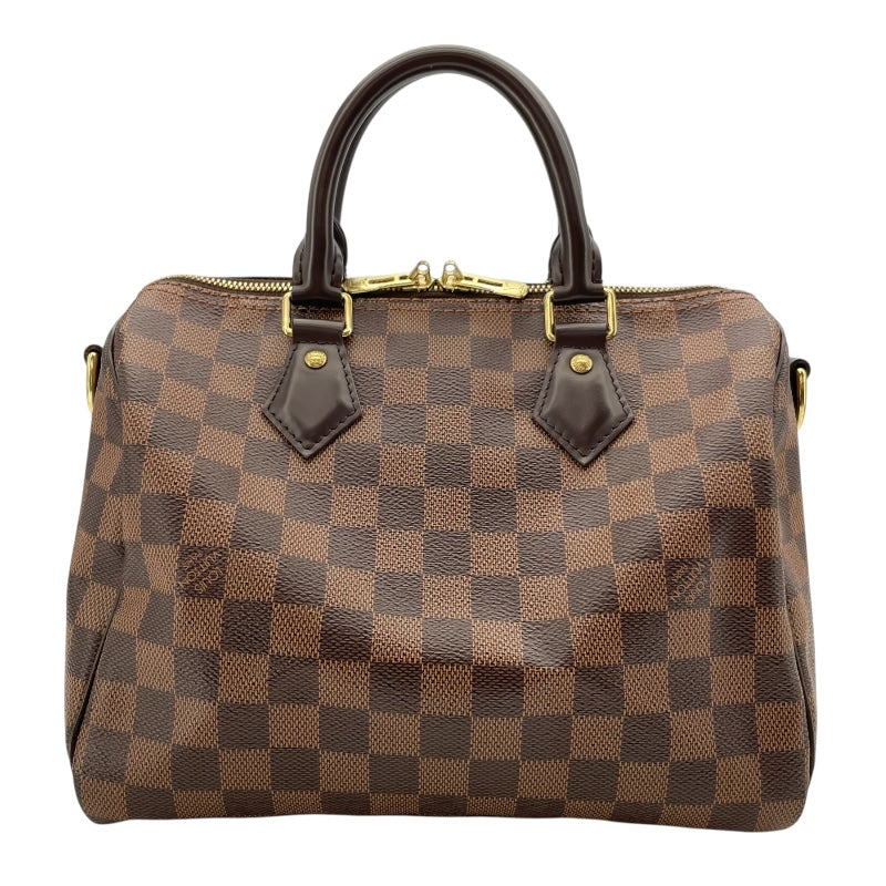 ルイ・ヴィトン LOUIS VUITTON スピーディ・バンドリエール 25 N41368 ブラウン ダミエ・エベヌ レディース ショルダーバッグ